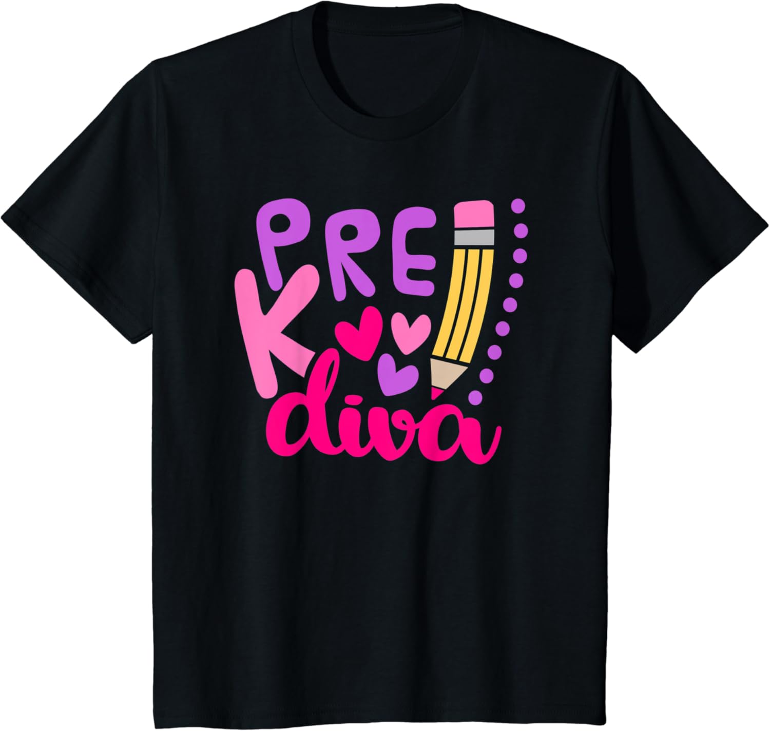 Kids PreK Diva TShirt, Girls First Day of Pre K Shirt